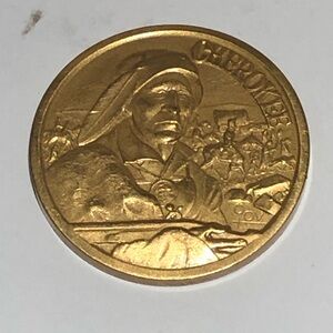 Winchester Commemorative Rifle Butt Stock Medallion, Cherokee